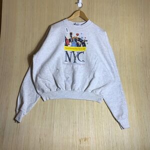Macy's Thanksgiving Sweater Adult Extra Large Grey  Long Sleeve Men's Pullover